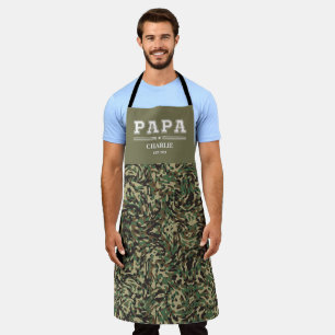 Custom Papa Name Father's Day Personalised Gift Apron