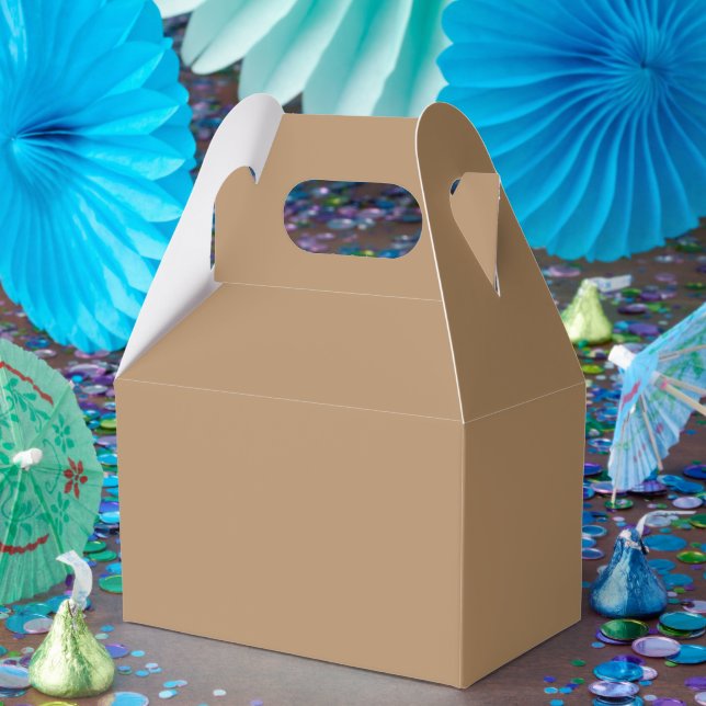Custom Paper Brown Favour Boxes – Gable 4x2.5x5 (Party)