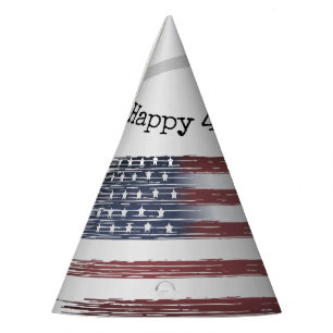 custom paper party hat aeroplane American flag