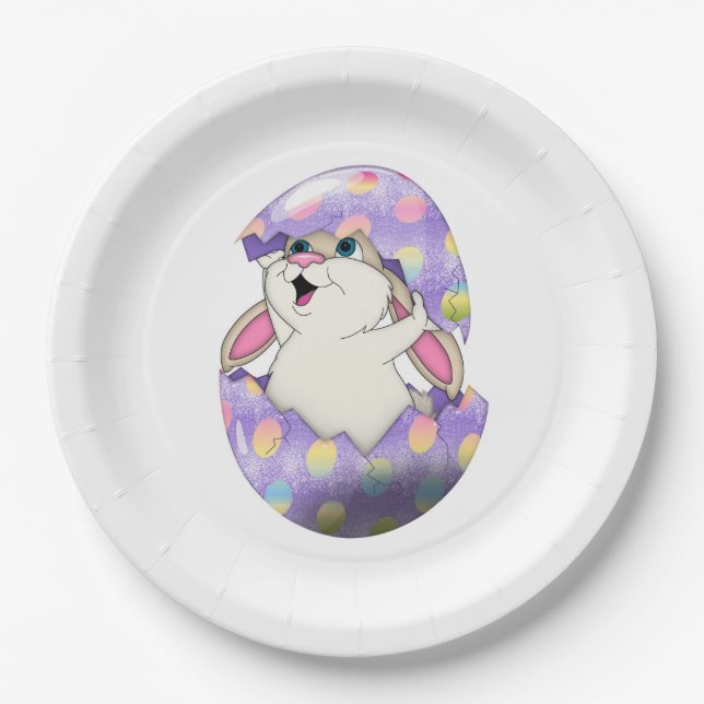 Custom Paper Plates/Happy Easter Plate (Front)