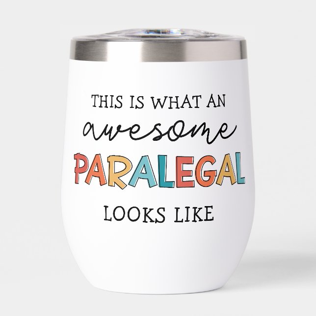 Custom Paralegal Awesome Legal Assistant Funny (Front)
