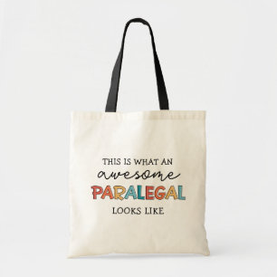 Custom Paralegal Awesome Legal Assistant Funny Tote Bag