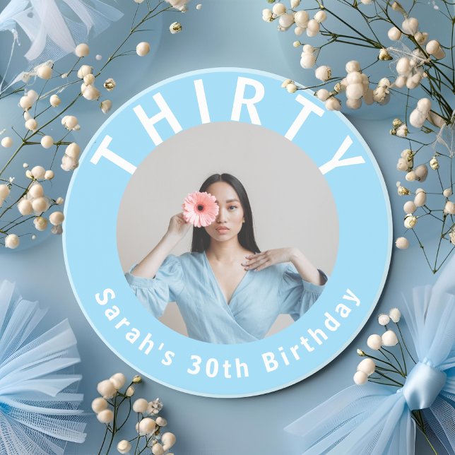 Custom Party Drink Coasters 30th Birthday  (Creator Uploaded)