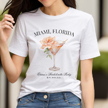 Custom Party Location Blush Cocktail