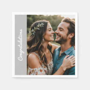 "Custom Party Napkin – Photo & Text Editable"