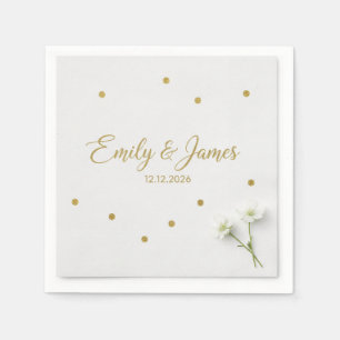 custom party napkins, wedding paper napkins, birth napkin
