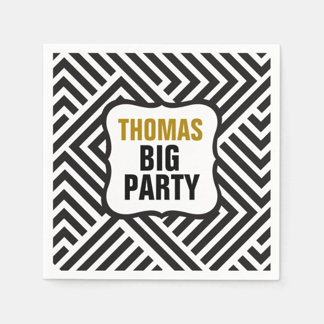 CUSTOM PARTY SERVICE NAPKIN (Front)