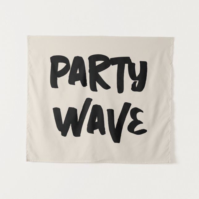 Custom Party Wave Surf Child Nursery Boho Kid Wall Tapestry (Front (Horizontal))