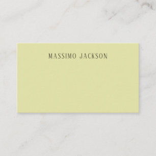 Custom pastel color personalized minimalist name enclosure card