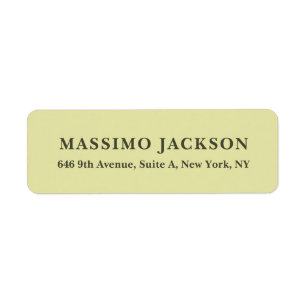 Custom pastel colour personalised minimalist bold