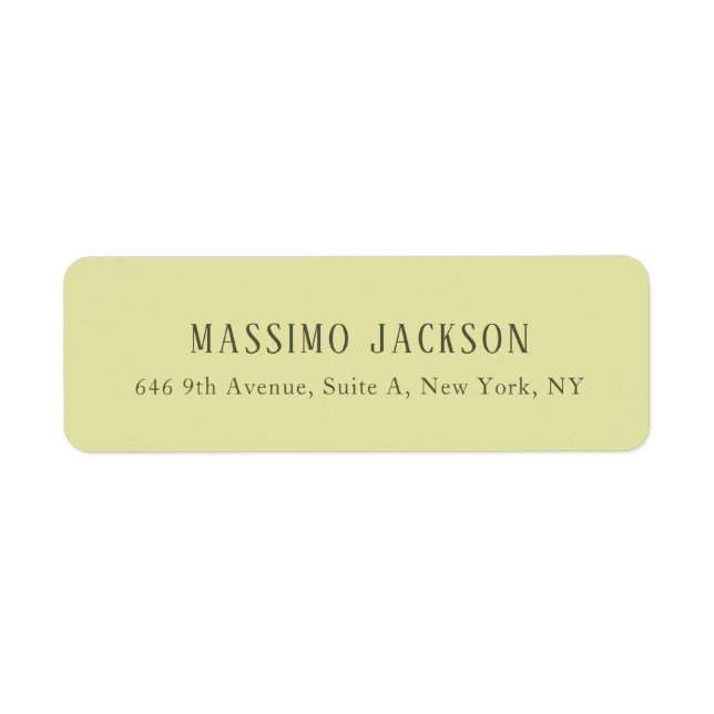 Custom pastel colour personalised minimalist name (Front)