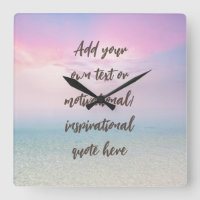 CUSTOM Pastel Dream Beach Motivational Quote