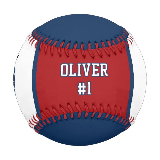 Custom Patriotic American Eagle 250 Years Baseball (Front)