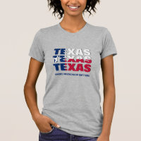 Custom Patriotic TEXAS FLAG T-Shirt