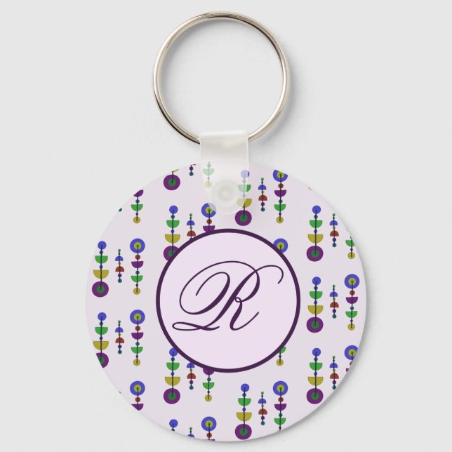 Custom pattern key ring (Front)