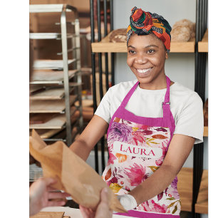 Custom Patterned Floral Apron