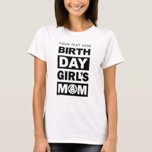 Custom Peanuts Snoopy Birthday Girl's Mum T-Shirt