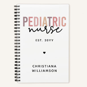 Custom Pediatric Nurse PEDS Nurse Pediatrics Nurse Notebook