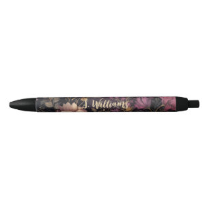 custom pen with flower pattern