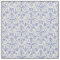Custom Periwinkle Blue on White Decorative Floral