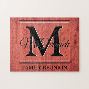 Custom Personal Family Reunion Indoor Activity  Jigsaw Puzzle