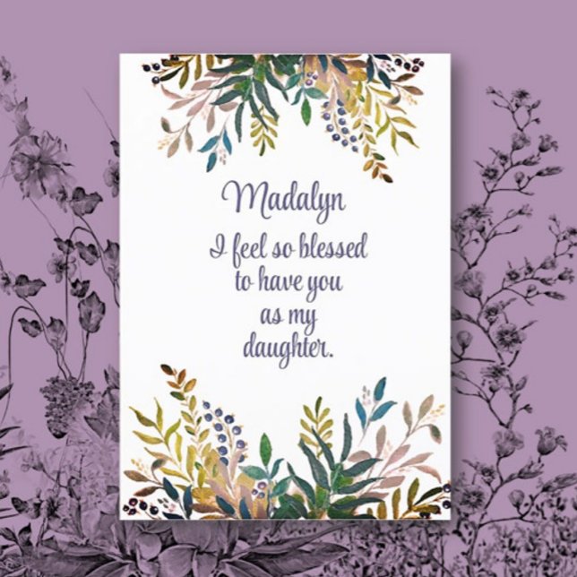 Custom, Personal Happy Birthday daughter card (Creator Uploaded)