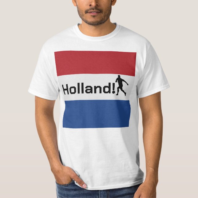 Custom Personal Name Oranje Supporter T-Shirt (Front)