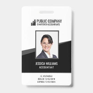 Custom Personal Photo Employee Staff ID Badge