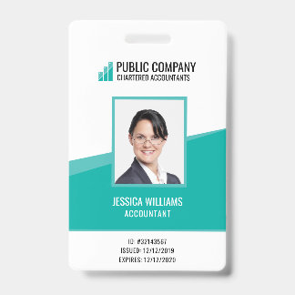 Custom Personal Photo Employee Staff ID Badge