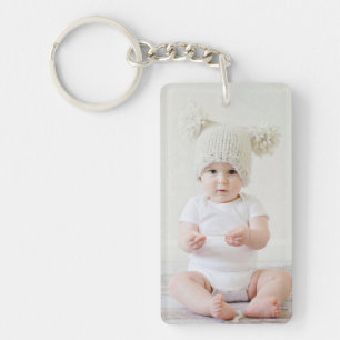 Custom personal photo key ring