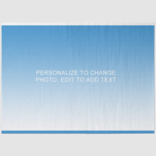 Custom Personalise Artwork Photo Add Name Text Tissue Paper