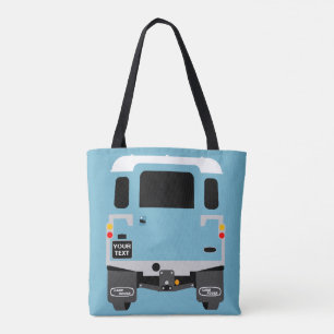 CUSTOM PERSONALISE BLUE LAND ROVER SERIES 3 TOTE BAG