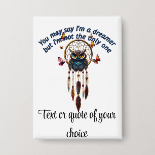 Custom Personalise Boho Owl Beautiful Hippie