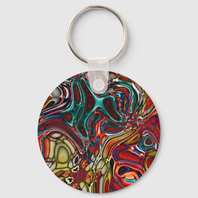 custom personalise Business Service Desk office Key Ring (Front)