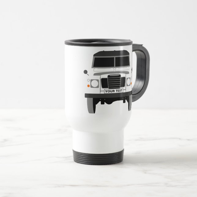 Custom Personalise Classic Mk3 Land Rover mug (Front Right)