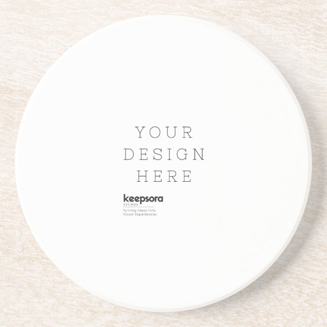 Custom Personalise  Coaster (Front)