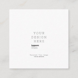 Custom Personalise Enclosure Card