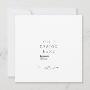 Custom Personalise Invitation