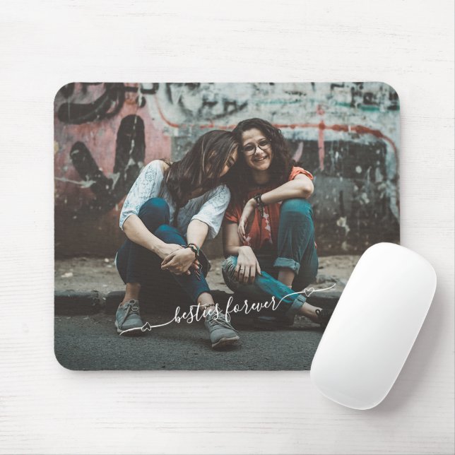 Custom Personalise Photo And Names Template Mouse Pad (With Mouse)