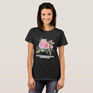 Custom Personalise Photo Artwork Quote Dark Womens T-Shirt