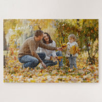 Custom Personalise Photo Template w/ Family Text