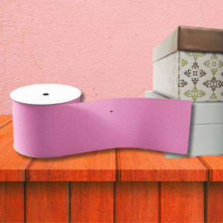 Custom Personalise Pink Artwork Photo Add Text 3" Grosgrain Ribbon