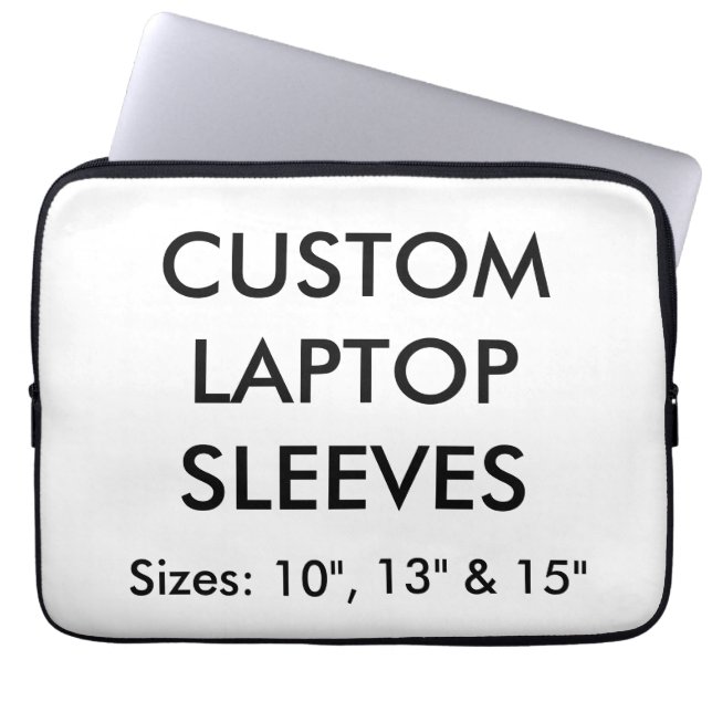 Custom Personalised 13" Laptop or Mac Sleeve Blank (Front)