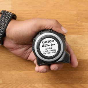 Custom personalised 16' Tape Measure - Silver 1