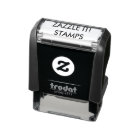Custom Personalised 1.4" x 0.4" Self-inking Stamp