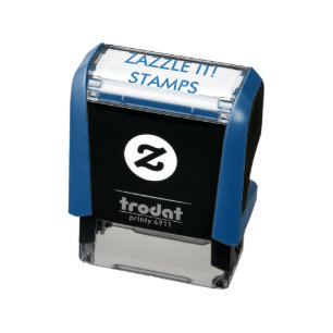 Custom Personalised 1.4" x 0.4" Self-inking Stamp