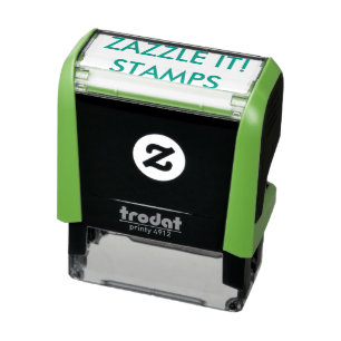 Custom Personalised 1.8" x 0.65" Self-inking Stamp