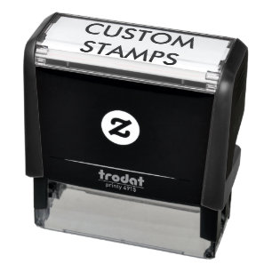 Custom Personalised 2.65" x 0.9" Self-inking Stamp