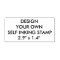 Custom Personalised 2.9" x 1.4" Self-inking Stamp