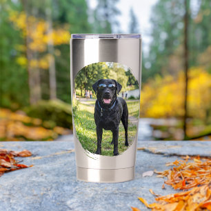 Custom personalised (2 sided) insulated tumbler